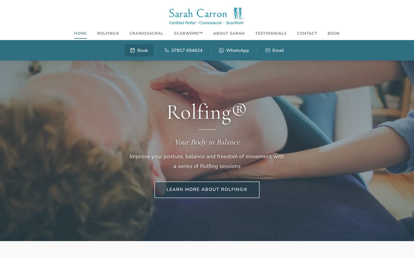 Cranio and Rolfing