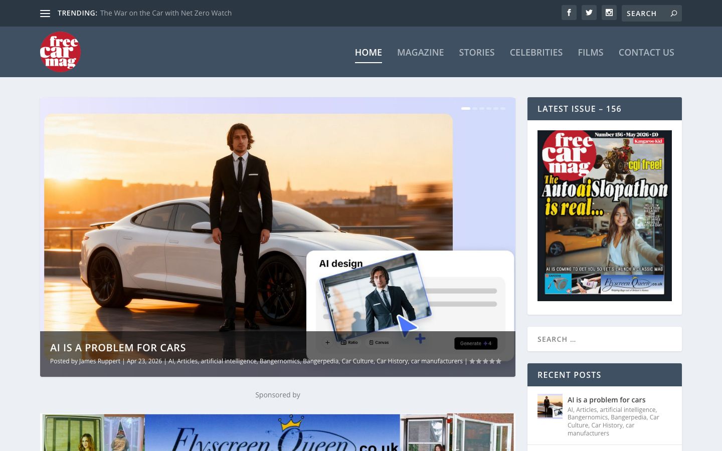 Free Car Mag website screenshot